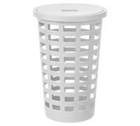 Panier à linge moderne en plastique 54 litres - Blanc