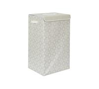 Panier à Linge Motif Carreaux de Ciment Beige - LAVANDERIA -