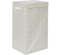 Panier à Linge Motif Carreaux de Ciment Beige - LAVANDERIA -