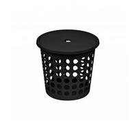 Panier à linge moyen 45l noir 6009 Plast Team