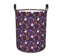 Panier à linge, panier à linge sale, panier à linge imperméable, sac à linge pour Halloween, bonbons, paniers à linge avec poignées, paniers pour chambre à coucher, accessoires esthétiques essentiels