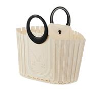 Panier À Linge - Panier De Toilette Pliable Avec Poignée | Boîtier De Douche À Main Peu Encombrant Ventilé Pour | Salles De Bains Collège Crèche Chambres D' Laveries Chambres De Camping-car