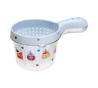 Panier à linge - Passoire de cuisine double couche PP PET 19,5 cm - Égouttoir portable avec poignée - Bac à tamis durable pour laver les baies, les tomates, la cuisine