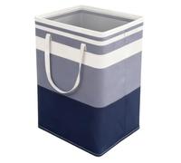 Panier à linge pliable 75 L, panier droit imperméable pour chambre à | Construction pliable, gain de place, rangement facile, convient pour une garde-robe de caravane, une buanderie