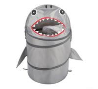 Panier à linge pliable avec motif requin, panier de rangement de grande capacité pour jouets d'enfants et linge sale, panier pliable robuste pour chambre d'enfant et chambre à coucher