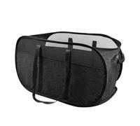 Panier à Linge Pliable en Maille, Panier à Linge Pop Up avec Poignée, 36 x 36 x 58 cm Corbeilles à Linge, Panier de Rangement pour Salle de Bain Chambre à Coucher Buanderie Voyage (noir)
