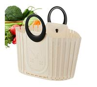 Panier à linge pliable - Rangement de toilette avec poignée, étui de douche à main avec design ventilé, organisateur peu encombrant pour salle de bain, collège, crèche, chambre d'enfant, accessoire po