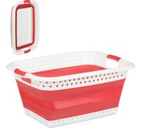 Panier à linge pliant RD25601, rouge