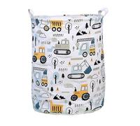 Panier À Linge Pour - Bac De Rangement Pliable | Grand Panier Imperméable Enduit De PE | Organisateur Esthétique Coloré Mignon Pour Vêtements Jouets | Chambre À Coucher, Salle De Bain, Dortoir