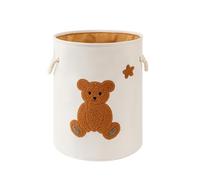 Panier à linge pour enfants, Panier pour chambre de bébé, Panier à linge pour bébé, Paniers de rangement pour peluches et jouets, Paniers pour chambre de tout-petit, Paniers à linge sale (Ours)