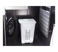 Panier à linge PRIMA, avec couvercle, 60 L, blanc