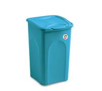 Stefanplast Panier à Linge Primavera Line de Turquoise Intense - 25 Litre, Plastique, Intense Turquoise, 50 Litre
