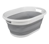 Panier à Linge Rétractable 17L avec Poignées - GLIBO - ALTOBUY Blanc