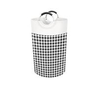 Panier à linge rond autoportant, panier à linge haut pliable avec poignées allongées pour vêtements, dortoir familial GkM167 (D, taille unique)