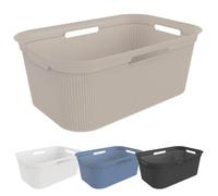 Panier à linge - ROTHO - BRISEN - 41 L - Vert Lagoon - Contemporain