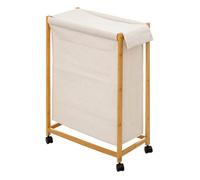 5five Panier à linge Five Simply Smart – Roulette – 52 L – Beige