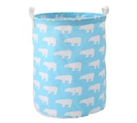 Panier à linge sale en coton et lin, pliable, rond, étanche, seau de rangement pour vêtements d'enfants, jouets, grande capacité de rangement pour la maison