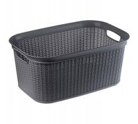 Kadax – Panier à linge sale multifonctionnel – 27 L – Graphite