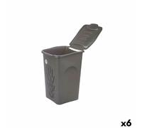 Panier à linge Stefanplast Anthracite Plastique 50 L 37 x 56 x 39 cm 37 x 56