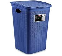 Panier à Linge - Stefanplast - Élégance - Bleu - 38 x 37 x 54,5 cm