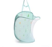 Panier à linge suspendu, panier à linge en, sac de rangement mural pliable pour salle de bain, dortoir ou voyage 11,81x15,75x7,09 pouces (Arbre vert)