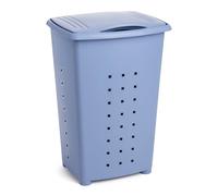 Panier à linge - TATAY - Millenium - Plastique - Bleu - 42x35,5x64 cm
