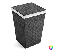 Panier à linge textile (33 x 52 x 33 cm) - Gris