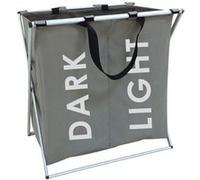 Panier à linge tissu 2 compartiments