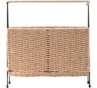 Panier À Magazines Tissé À Main, Porte-journaux Debout, Porte-revues, Panier De Rangement Décoratif pour Magazines, pour Maison, Le Bureau