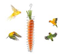 Panier à Nourriture pour Oiseaux, Panier à Nourriture pour Perroquet en Acier Inoxydable Porte-Légumes pour Oiseaux Jouet de Nourriture pour Perruche Calopsitte Conure Cacatoès Gris d'Afrique Ara Amaz