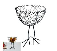Panier à oeufs | Panier métallique décoratif pour oeufs de comptoir,Grand porte-fruits pour ferme enfants adultes cuisine Pâques