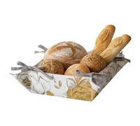 Panier à pain en coton, porte-pain de table - paniers avec différents motifs, porte-pain de table 20 x 20 x 9 cm