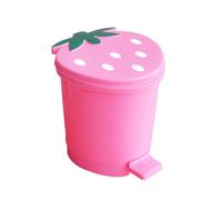 Panier à papier de salon, bac de rangement pour plan de travail, poubelle à fraises - Boîte de rangement pour bureaux, salons, cuisines, fraises - Le récipient offre un design adorable et ressemble à