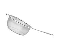 Panier à passoire avec longue poignée, panier frites en fil rond, écumoire for frire les aliments, pâtes, Spaghetti et nouilles(34.5X18CM)