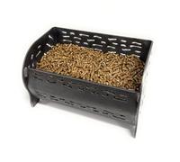 Panier à pellets/granulés bruleur pour cheminée/poele et exterieur haute qualité fabrication robuste 6kg
