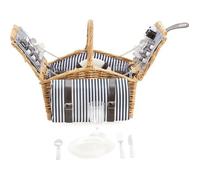 Panier à pique-nique - DUTCH MOUNTAINS - Deluxe - 24 pièces - 4 personnes - Marron