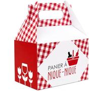Panier à Pique-Nique Romantique - Coffret cadeau fun avec mignonette d’huile de massage, rouge à lèvres vibrant et 6 préservatifs amusants - Idée cadeau humour pour fêtes