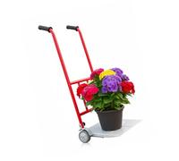 Panier à plantes avec roulettes - Déménagement de pot de jardin robuste avec plaque de base pliable, capacité de charge de 100 kg pour une mobilité facile des pots de fleurs