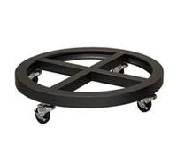 Panier à plantes en métal robuste avec roulettes - Chariot de pot de fleurs en fer forgé de 43 cm pour une utilisation en intérieur et en extérieur, déménagement de plantes en pot robuste, décoration