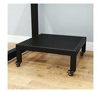 Panier à plantes en métal sur roulettes - Support de pot de fleurs mobile de 30,5/35,6/40,6/50,8 cm, plateau de pot de fleurs pour intérieur et extérieur, chariot de plantes robuste