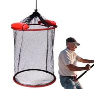 Panier À Poisson - Construction En Maille Durable En Nylon | Panier De Poisson Crabe | Conteneur Fish1 | Filet De Rangement De Pêche Pliable | Pour Le Stockage Des Prises De Pêche, Les Appâts Vivants,
