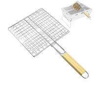 Panier à poisson en fil résistant à la chaleur | Panier de cuisson pour légumes résistant aux températures élevées - Accessoire de cuisine pour poissons et crevettes