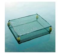 Panier à poisson flottant, filet de rangement pour poissons vivants, durable avec fermeture éclair, facile à utiliser, idéal pour attraper et libérer, accessoire de pêche portable