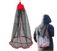 Panier à poisson flottant pliable - Conteneur de cage de pêche - Boîte en filet portable | Piège en maille durable, léger et compact Capture de captures Easy Riverbank Expérience