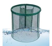 Panier à poisson pliable | Piège pliable pour le stockage des poissons vivants | Cage portable pour filet de pêche et rangement d'appâts | Pour truite basse, poisson-chat, eau salée, eau douce et rive