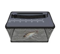 Panier à Poisson pour Poisson Prisonnier - Paniers à Poissons Vivants, Cage en Filet de Pêche Portable et Rapide, Séchage Facile Carré À Attacher | Multi-usage Extérieur Intérieur Utilitaire