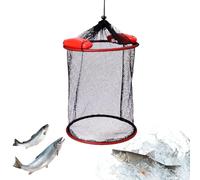 Panier à poisson pour poissons capturés - Cage de support de pêche vivante, panier de pêche pliable à séchage rapide, filet de pêche flottant pour rester en vie