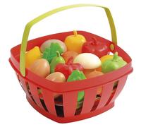 Panier à provisions Ecoiffier avec fruits et légumes, assortis