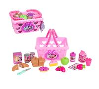 Disney Panier à provisions Minnie de avec Accessoires et Nourriture, Jeux d’Imitation, Jouets pour Enfants de 3 Ans et Plus par Just Play