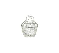 La Bonne Graine – Panier à salade pliant Ø 22,5 cm – Inox, avec raidisseurs, essorage délicat